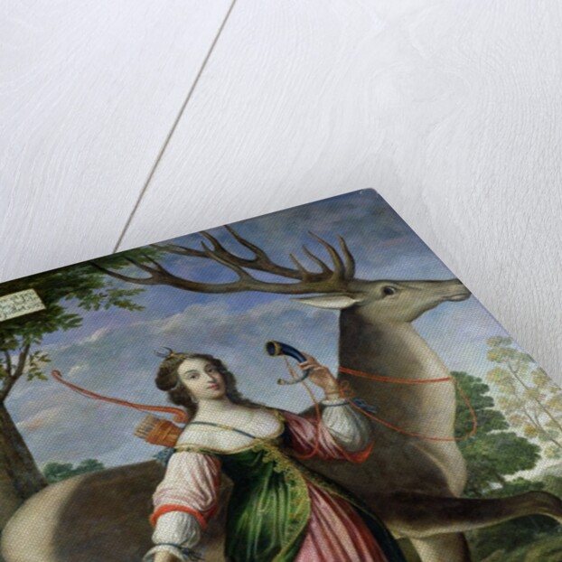 Marie de Rohan-Montbazon Duchess of Chevreuse as Diana the Huntress by Claude Deruet