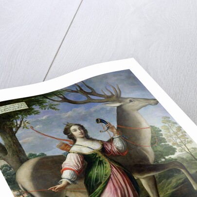 Marie de Rohan-Montbazon Duchess of Chevreuse as Diana the Huntress by Claude Deruet