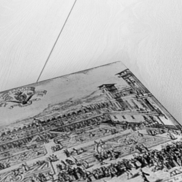 The Garden at the Palais de Nancy, dedicated to the Duchess of Lorraine, 1624 by Jacques Callot