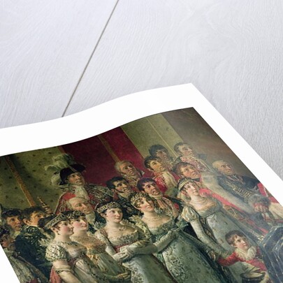 The Consecration of the Emperor Napoleon and the Coronation of the Empress Josephine by Pope Pius VII 2nd December 1804, 1807 by Jacques Louis David