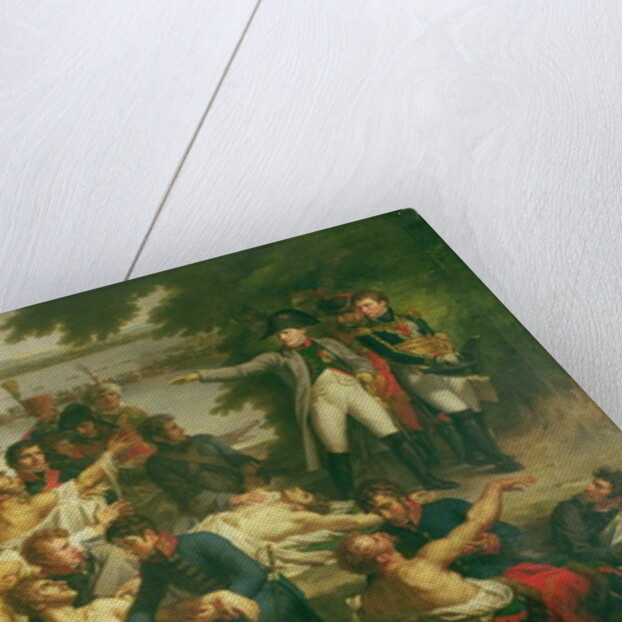 Return of Napoleon to the Island of Lobau after the Battle of Essling, 23rd May 1809, 1812 by Charles Meynier