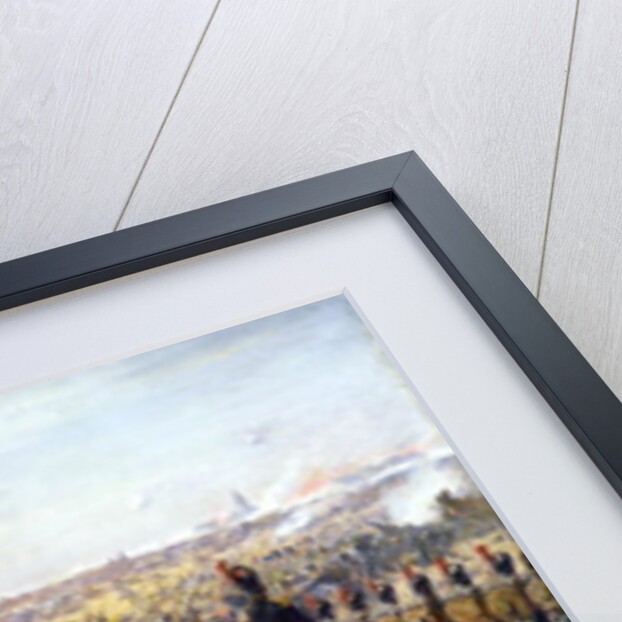 The Battle of Essling, May 1809 by Fernand Cormon