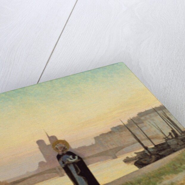 St. Genevieve, 1885 by Edmond-Francois Aman-Jean