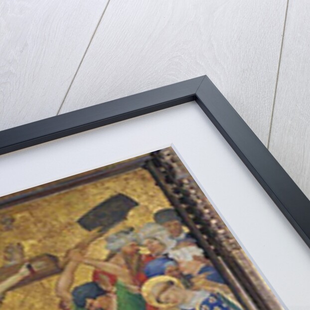 The St. Denis Altarpiece, completed in 1416 for the Church of the Chartreuse of Champnol by Henri Bellechose