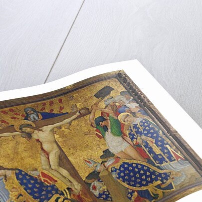 The St. Denis Altarpiece, completed in 1416 for the Church of the Chartreuse of Champnol by Henri Bellechose
