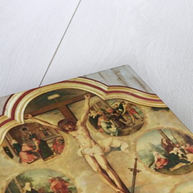 Central panel of a triptych depicting The Seven Sorrows of the Virgin, c.1520-35 by Bernard van & Campana Pedro Orley