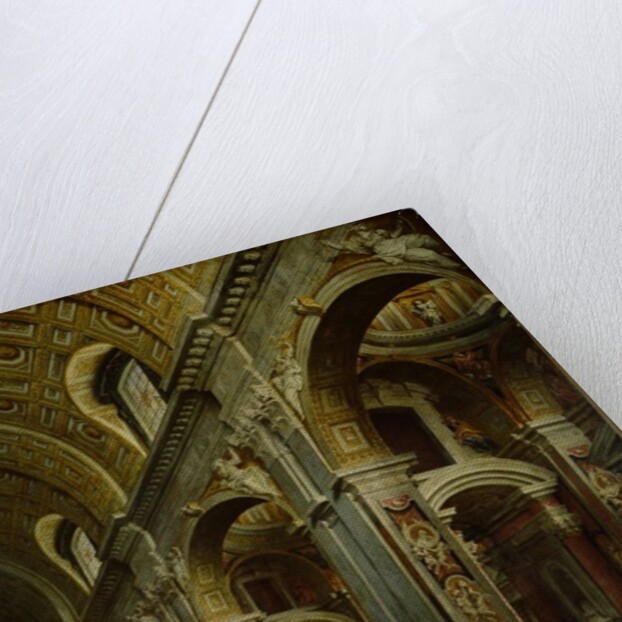 Cardinal Melchior de Polignac Visiting St. Peter's in Rome by Giovanni Paolo Pannini or Panini