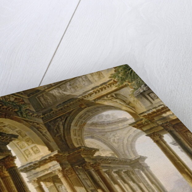 Temple in Ruins, 18th century by Pierre Antoine Demachy