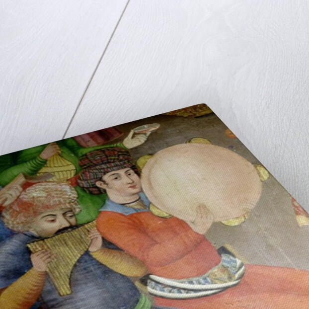 Detail of the musicians by Islamic School