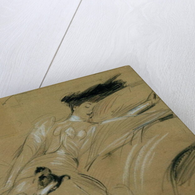 The Duchess of Marlborough Dozing Off at Blenheim Palace by Paul Cesar Helleu