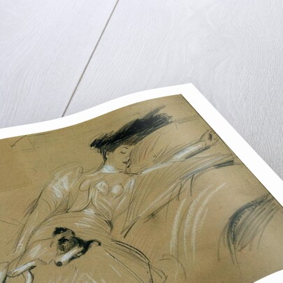 The Duchess of Marlborough Dozing Off at Blenheim Palace by Paul Cesar Helleu