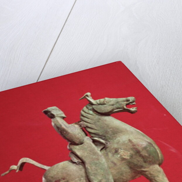 Man on horseback, from Wu-wei, Kansu, Eastern Han Dynasty by Chinese School