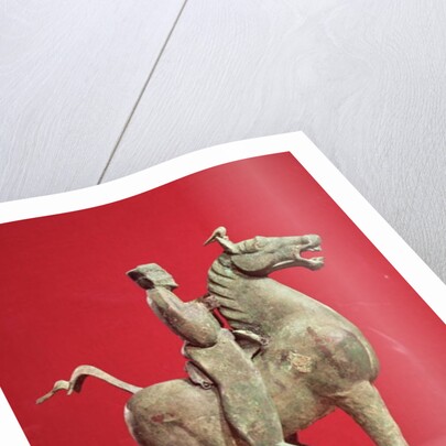 Man on horseback, from Wu-wei, Kansu, Eastern Han Dynasty by Chinese School