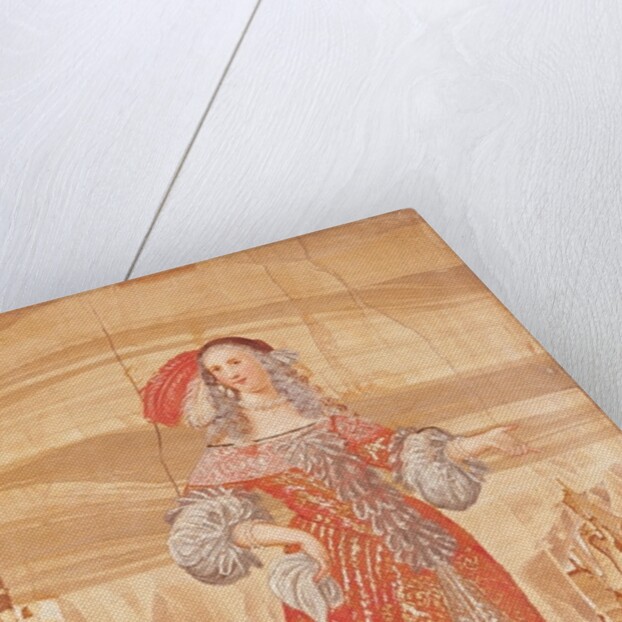 Portrait of Madeleine Bejart in the role of Madelon in 'Les Precieuses' by Moliere after 1659 by French School