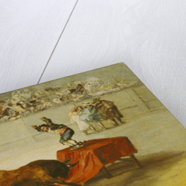 Martincho's Other Folly in the Bull Ring at Saragossa, after a painting by Francisco Goya by Eugenio Lucas y Padilla