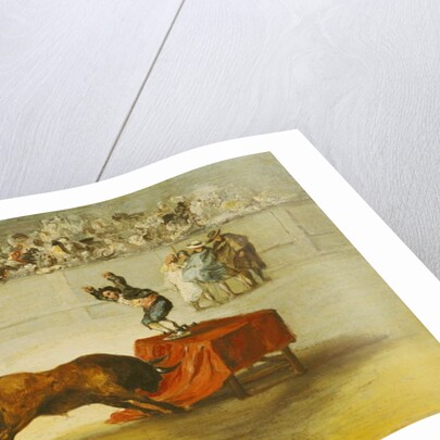 Martincho's Other Folly in the Bull Ring at Saragossa, after a painting by Francisco Goya by Eugenio Lucas y Padilla