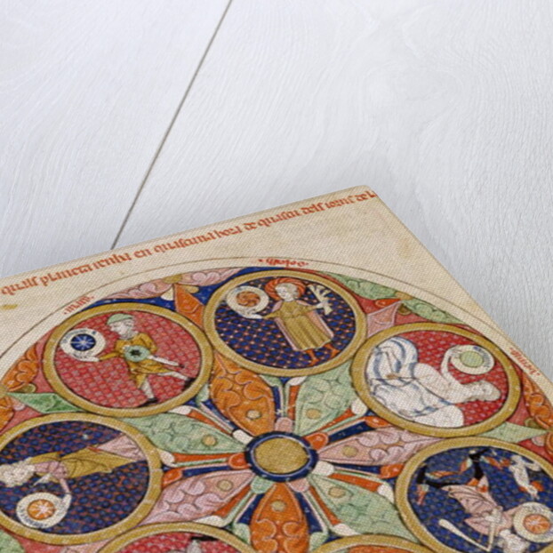 Table of Planets, F.56r by Ermengaut Matfre