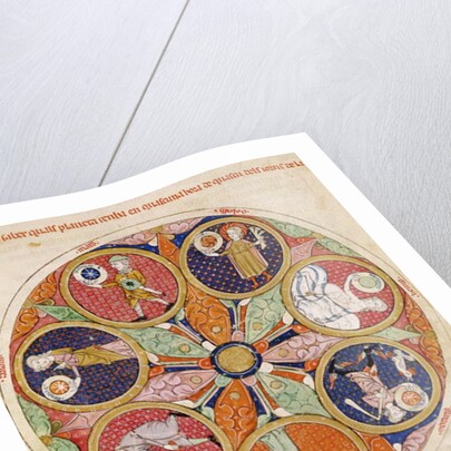 Table of Planets, F.56r by Ermengaut Matfre