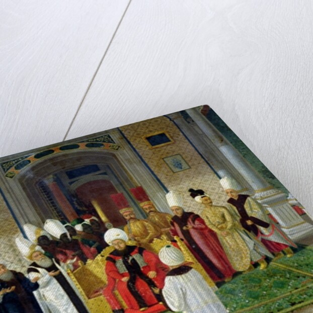 Reception at the Court of the Sultan Selim III by Turkish School