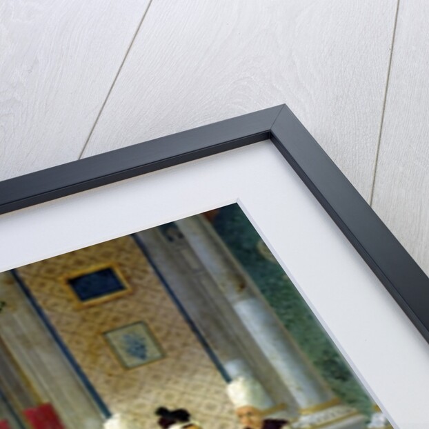 Reception at the Court of the Sultan Selim III by Turkish School