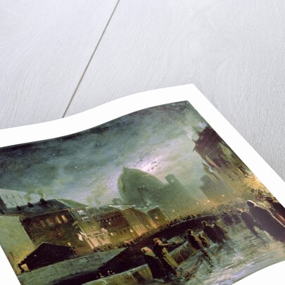 Illuminations in St. Petersburg, 1869 by Fedor Aleksandrovich Vasiliev
