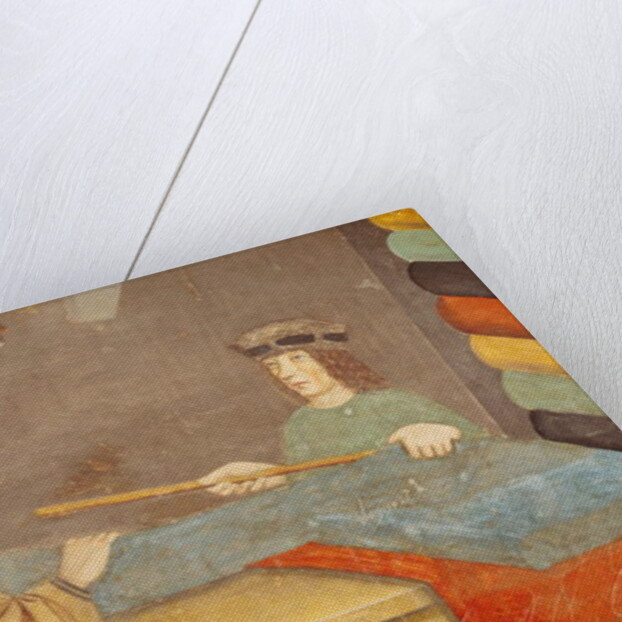 A Cloth Merchant Measuring Cloth, 15th century by Italian School
