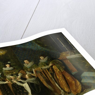 Louis XIII Receiving Henri d'Orleans Duc de Longueville, into the Order of the Saint Esprit, 1633 by Philippe de Champaigne