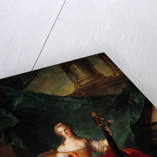 Madame Henriette de France in Court Costume Playing a Bass Viol, 1754 by Jean-Marc Nattier