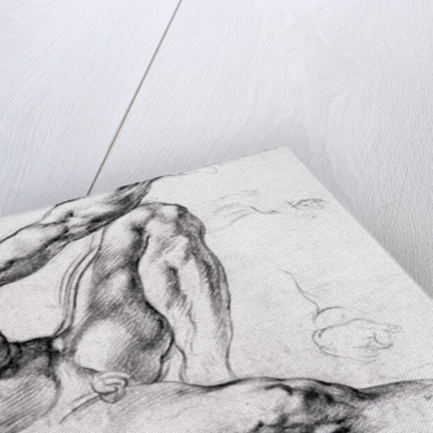 Study for the Creation of Adam by Michelangelo Buonarroti