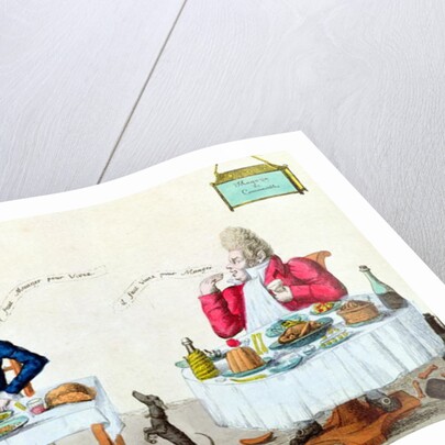 Portrait of a Glutton by French School