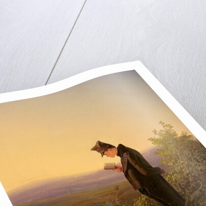 Reading the Breviary, The Evening by Carl Spitzweg