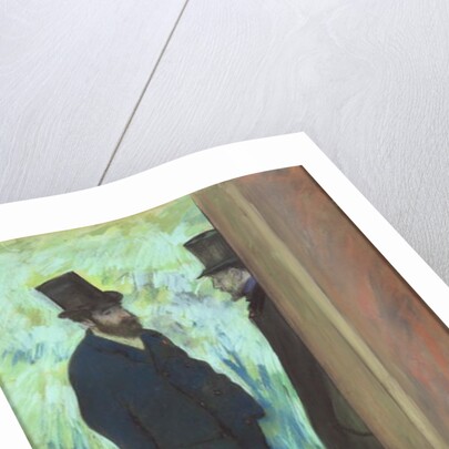 Friends at the Theatre, Ludovic Halevy and Albert Cave 1878-79 by Edgar Degas