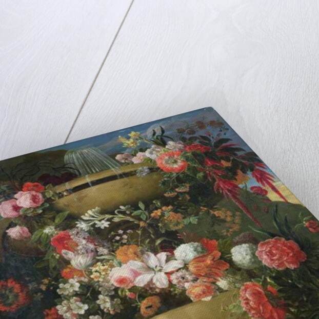 Basin and Flowers by Gaspar Peeter The Elder Verbruggen