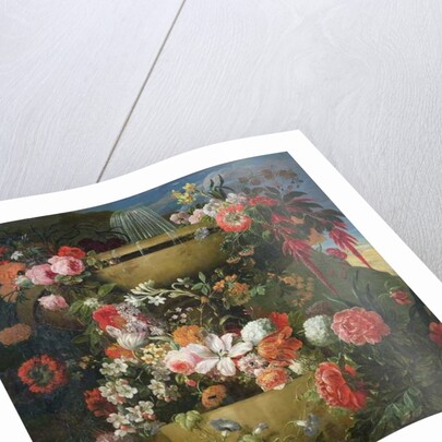 Basin and Flowers by Gaspar Peeter The Elder Verbruggen