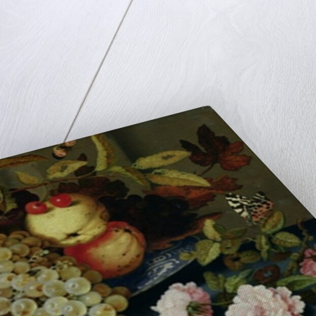 Still Life with Fruit, Flowers and Seafood by Balthasar van der Ast