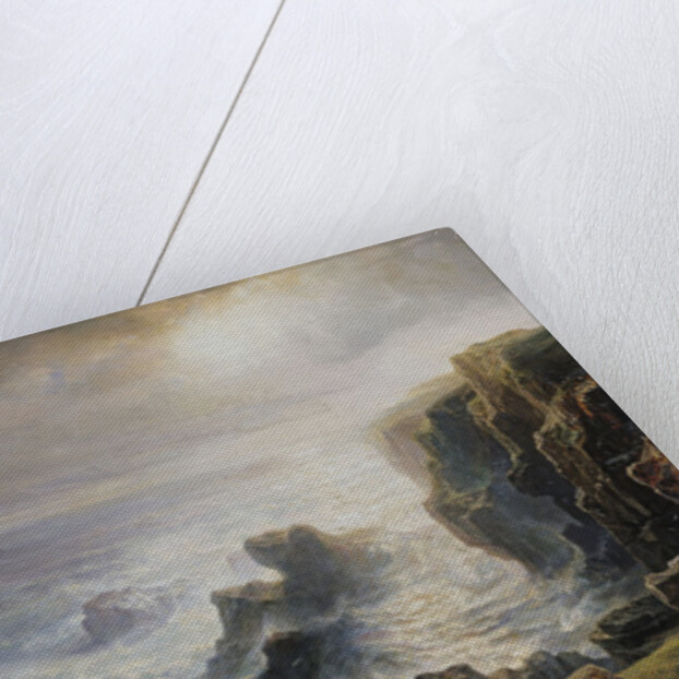 Storm off the Coast of Belle-Ile by Jean Antoine Theodore Gudin