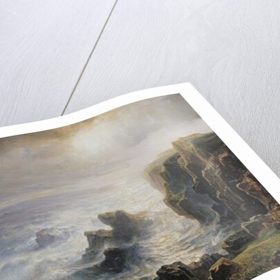 Storm off the Coast of Belle-Ile by Jean Antoine Theodore Gudin