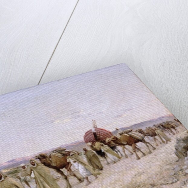 A Caravan near Biskra, 1892 by Paul John Baptiste Lazerges