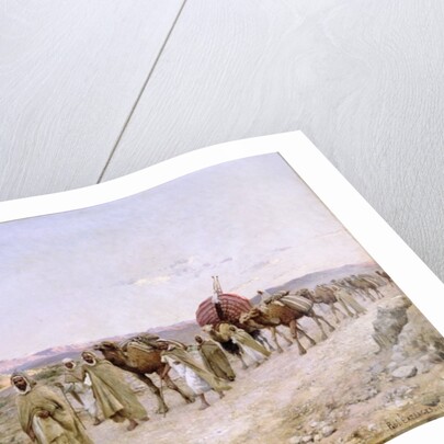 A Caravan near Biskra, 1892 by Paul John Baptiste Lazerges