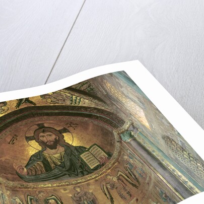 View of the apse depicting the Christ Pantocrator and the Virgin at Prayer Surrounded by Archangels, 1148 by Byzantine School