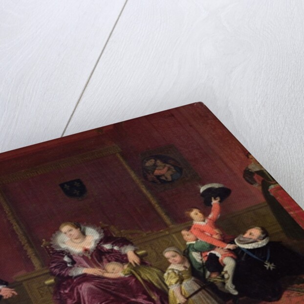 Henri IV King of France and Navarre Playing with his Children as the Ambassador of Spain Makes his Entrance, 1817 by Jean Auguste Dominique Ingres