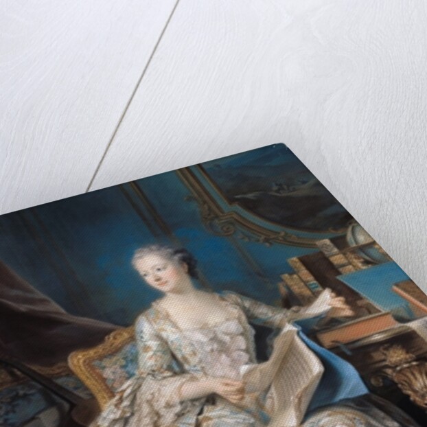 Jeanne Poisson the Marquise de Pompadour, 1755 by Maurice Quentin de la Tour