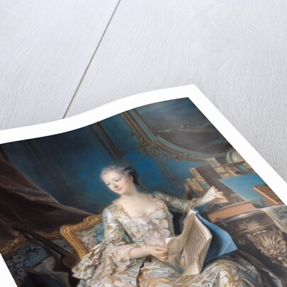 Jeanne Poisson the Marquise de Pompadour, 1755 by Maurice Quentin de la Tour