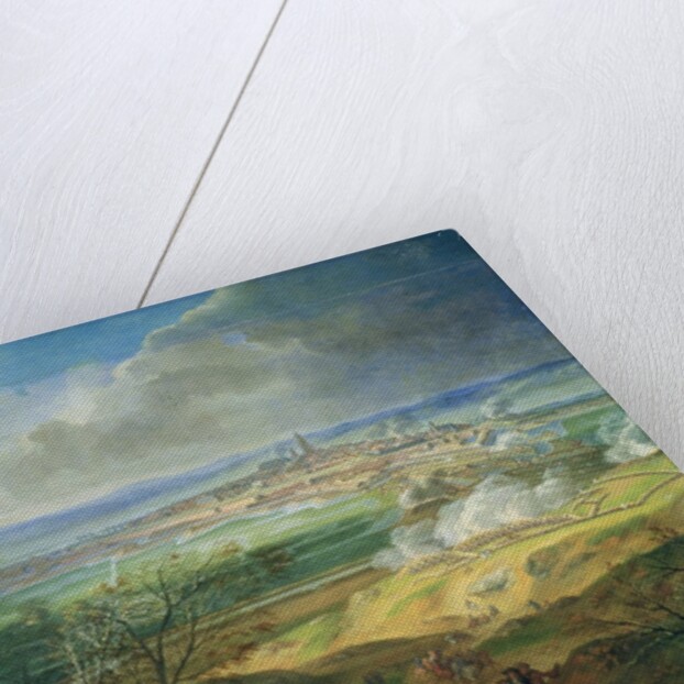 The Siege of Mons by Louis XIV 9th April 1691 by French School