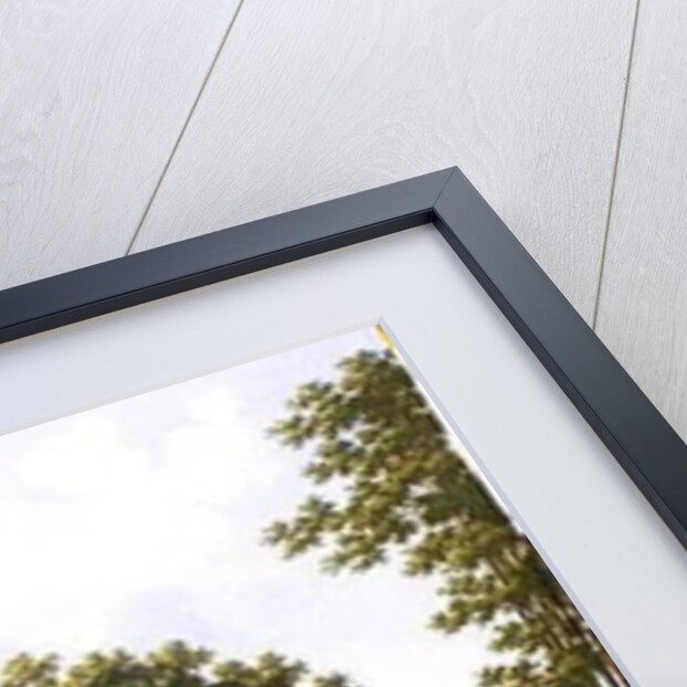 Louis XVIII Greeting Marie-Caroline-Ferdinande de Bourbon, Princess of Sicily, at the Croix de Saint-Herem in the Forest at Fontainebleau, 15th June 1816 by Hippolyte Lecomte