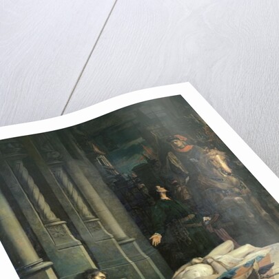 The Body of Etienne Marcel is Shown to Dauphin Charles of France, future Charles V, 2nd August 1358 by Benjamin Ulmann