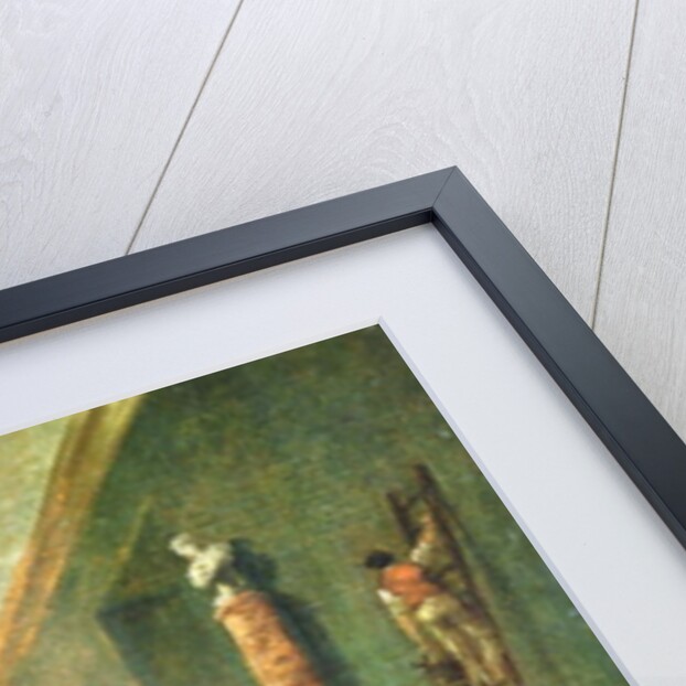 View of the Grand Gallery of the Louvre During Restoration, 1798-99 by Hubert Robert