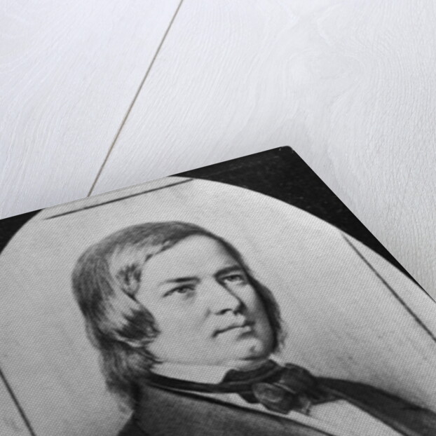 Robert Schumann engraved from a photograph by Jacotin Jacotin