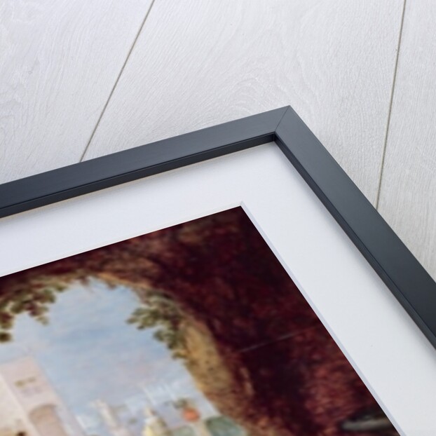 The Italian Comedians by Flemish School