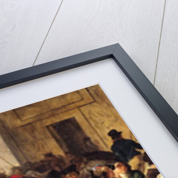 The Conscripts of 1807 Marching Past the Gate of Saint-Denis, detail of the conscripts by Louis Leopold Boilly